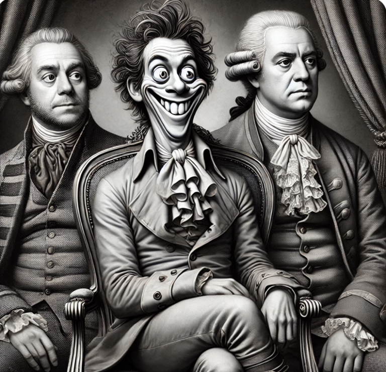 Unpleasant goofball with some past dignitaries